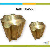 Table Basse Doré 