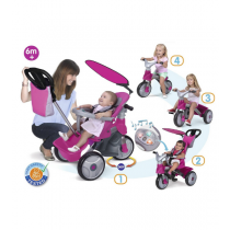 BABY TRICYCLE ESAY EVOLUTION ROSE FEBER