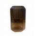 Vase en verre marron 28*18cm