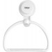 Porte serviette blanc plastique ventouse bathlux