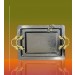 Ensemble de plateau Miroir Carré 2pcs Argenté
