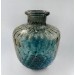 vase en verre bleu 35*29cm