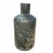 Vase en verre gris marbré 22.5x49 PM